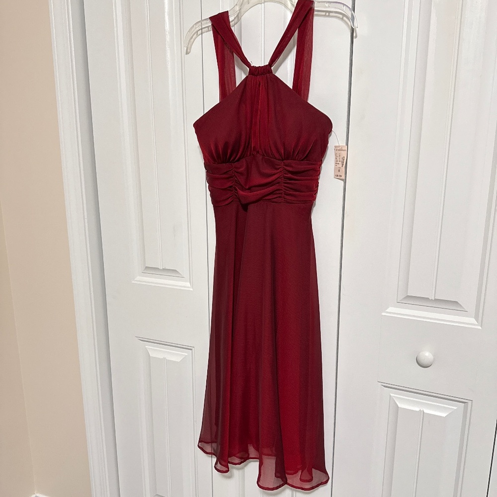 Shimmery red dress
